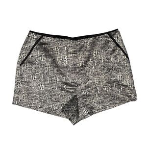 Forever 21 Metallic Gold & Black High Rise Hot Shorts